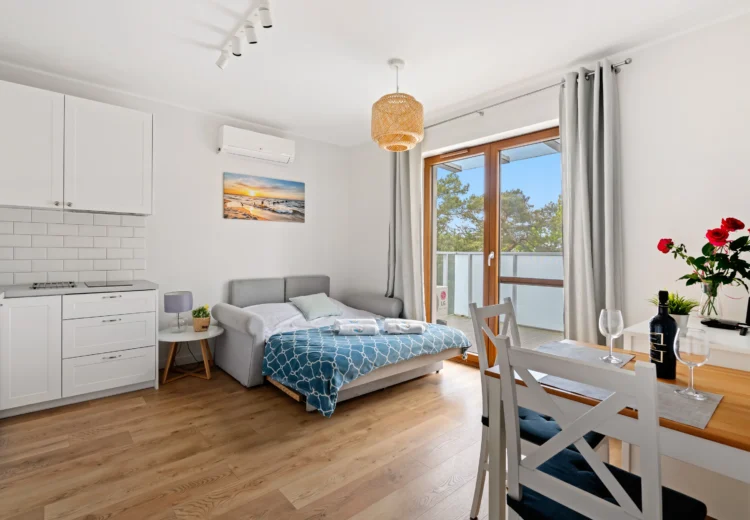 Nautikka Park C24 | 24 m² | Klimatyzacja | Widok na morze | Przy plaży oraz centrum