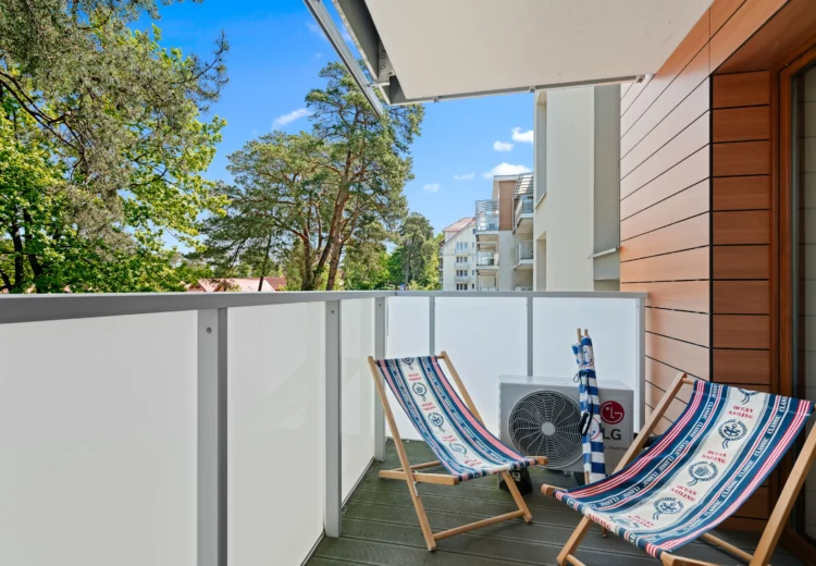 Nautikka Park D21 | 48 m² |  Klimatyzacja, Zmywarka | Kids club, sala fitness |150 m od plaży |