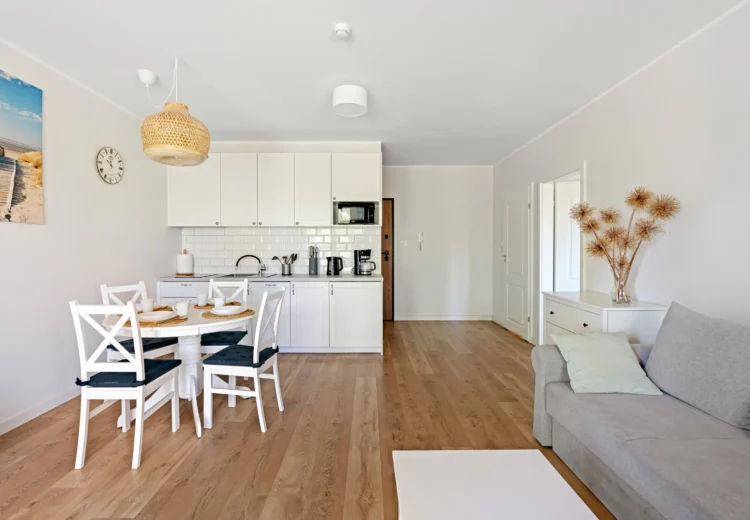 Nautikka Park D21 | 48 m² |  Klimatyzacja, Zmywarka | Kids club, sala fitness |150 m od plaży |