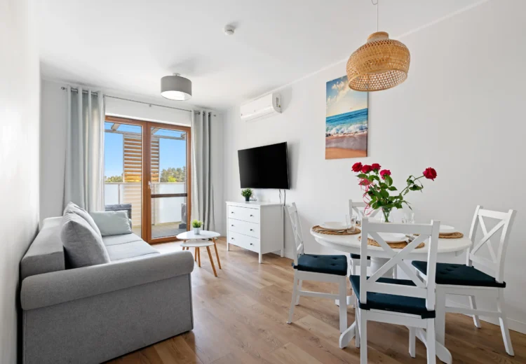 Nautikka Park B26 | Dwupokojowy, Klimatyzacja | Częściowy widok na morze | Przy plaży oraz centrum