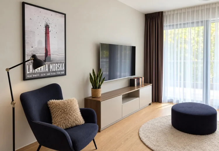 Bałtycka Sea Park 51 – widok na morze, 2 TV, 150m plaża