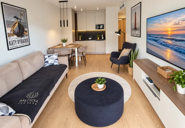 Bałtycka Sea Park 51 – widok na morze, 2 TV, 150m plaża